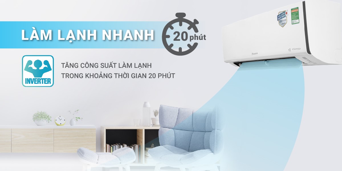 Điều hòa Daikin 1 chiều 12000BTU FTF35UV1V